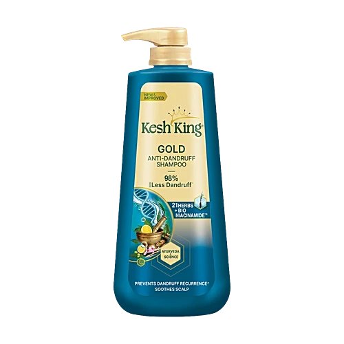 Kesh King Gold Anti Dandruff Shampoo - 600ml | كيش كينج شامبو مضاد للقشرة - 600مل