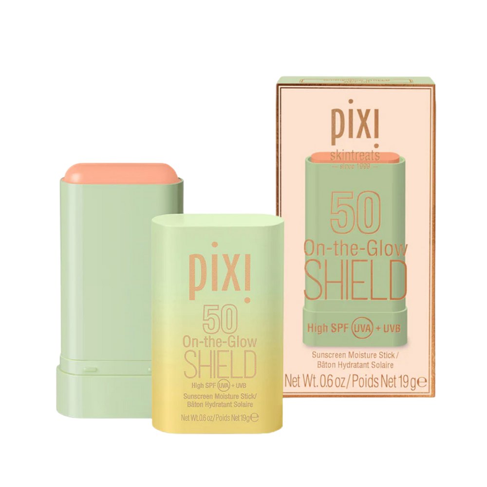 Pixi On-The- Glow Shield Sunscreen Moisture Stick - 19g | بيكسي واقي شمسي اون ذا جولد شيلد ستيك - 19 غ