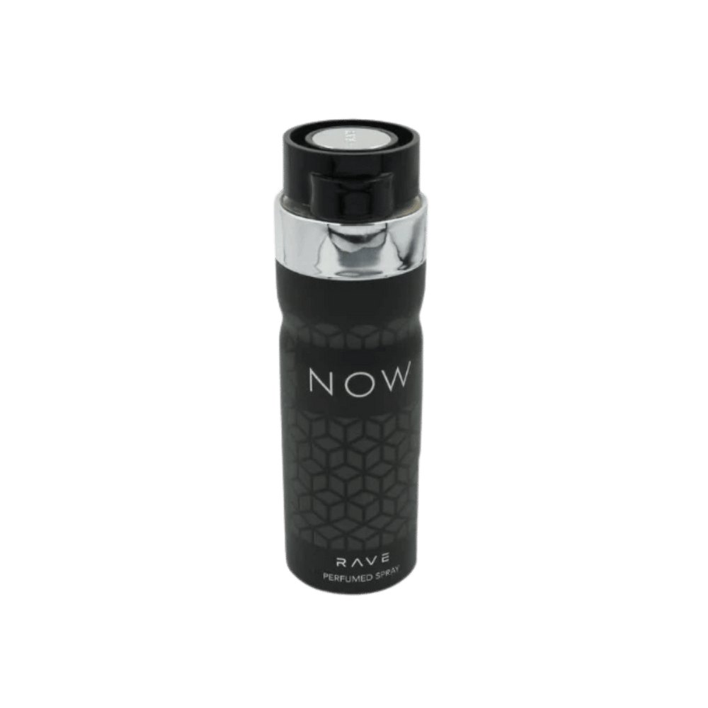 lattafa | لطافة معطر جسم ناو اسود للرجال - 200مل