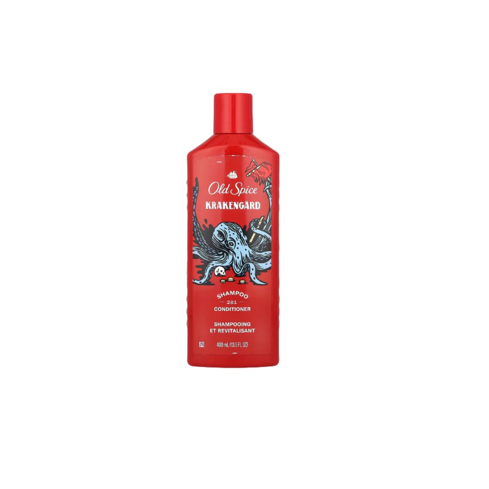 Old Spice Krakengard 2 in 1 Shampoo and Conditioner -400ml | اولد سبايس شامبو و بلسم للرجال 2 في 1 - 400 مل