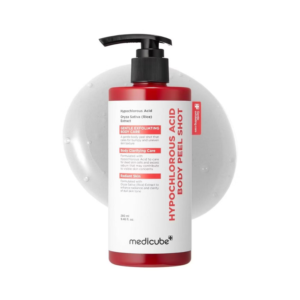 medicube Korean Skincare Hypochlorous Acid Body Peel Shot - 280ml | ميدي كيوب سيروم مقشر الجسم – 280 مل