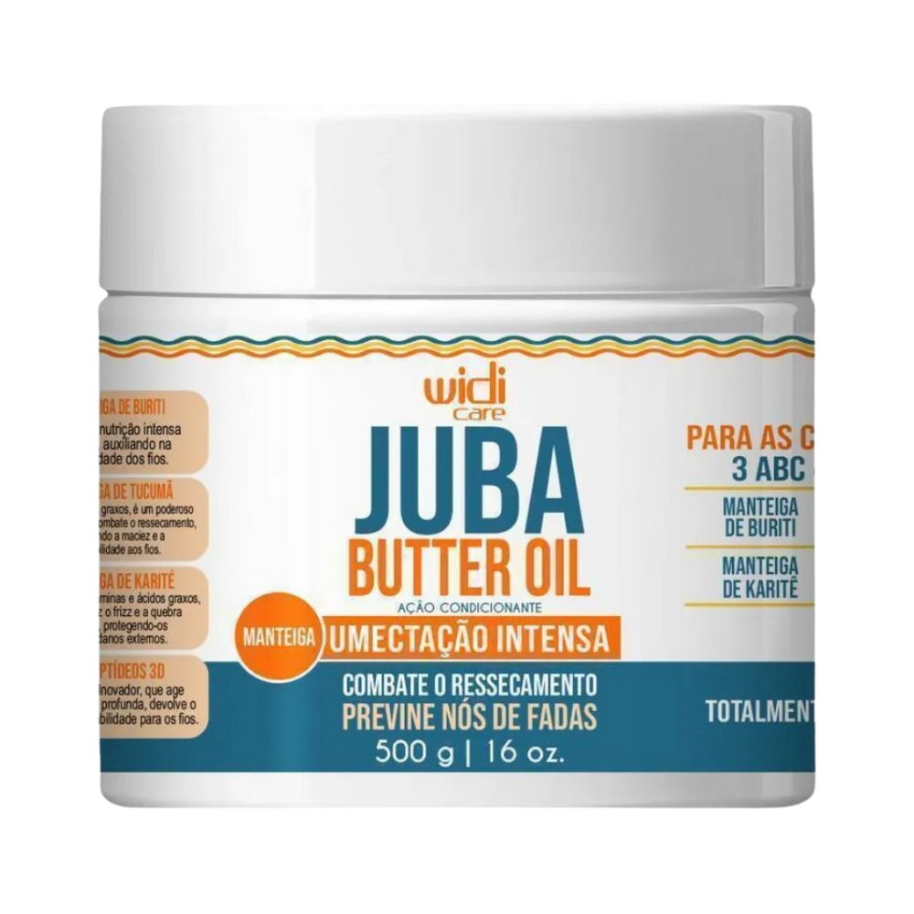 Widi Care Juba Butter Oil Umectacao Intensa - 500g | ويدي كير زيت زبدة الجوبا للعناية المكثفة بالشعر – 500 غرام