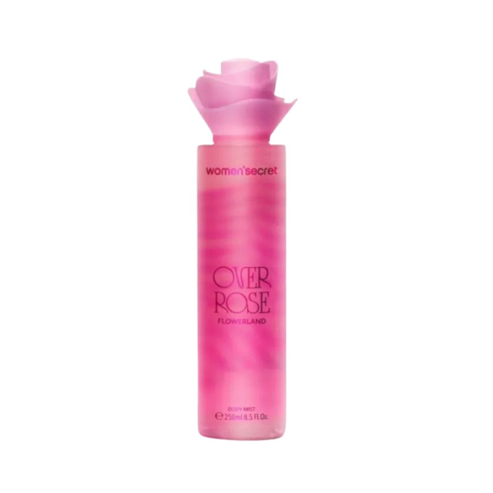 women secret beauty Body Mist Flowerland Over Rose - 250ml | وومن سيكريت ميست للجسم فلاور لاند - 250مل