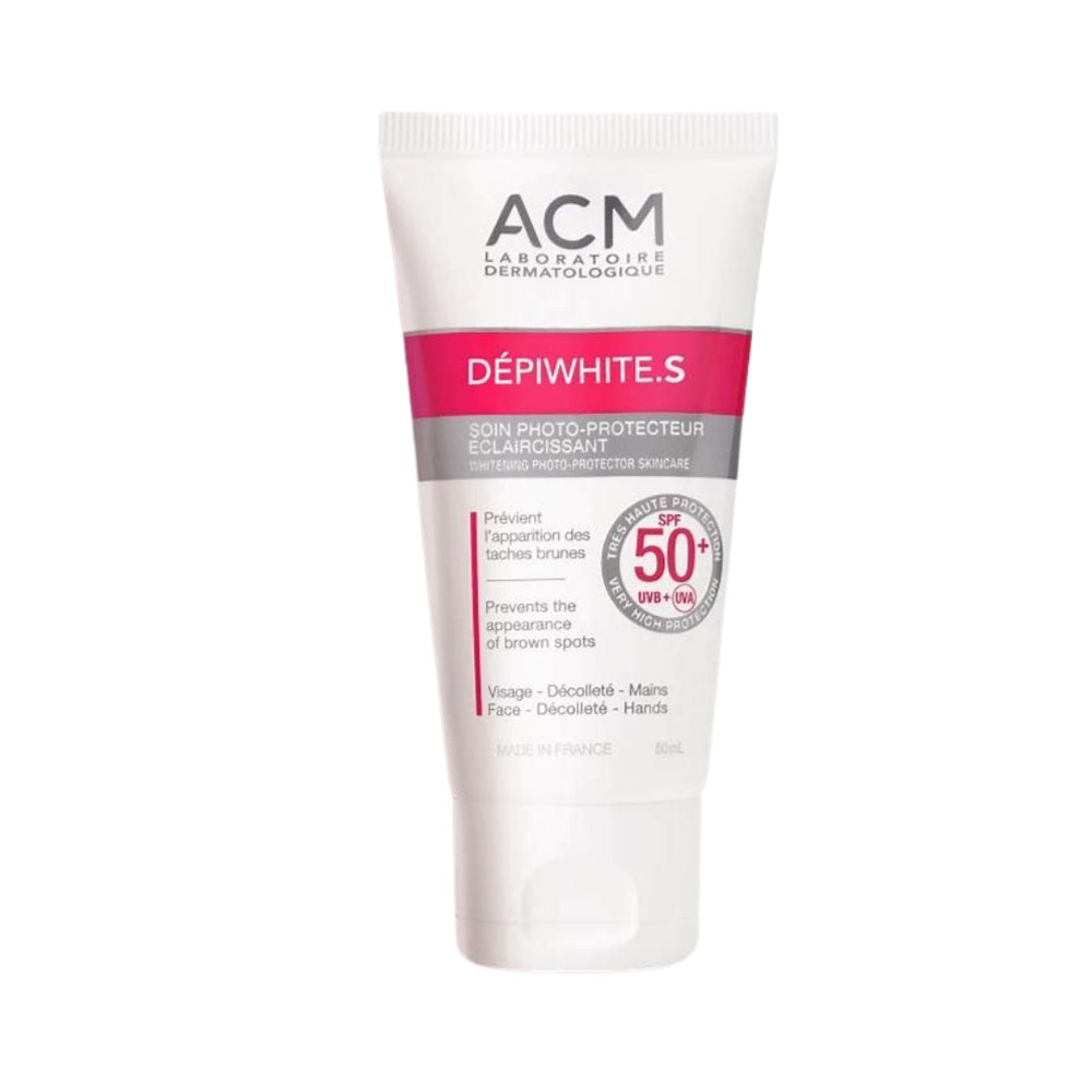 ACM Depiwhite.S Soin Spf 50 Photo-Protecteur Spf Sunscreen Cream - 50ml | اي سي ام كريم الواقي من الشمس - 50 مل