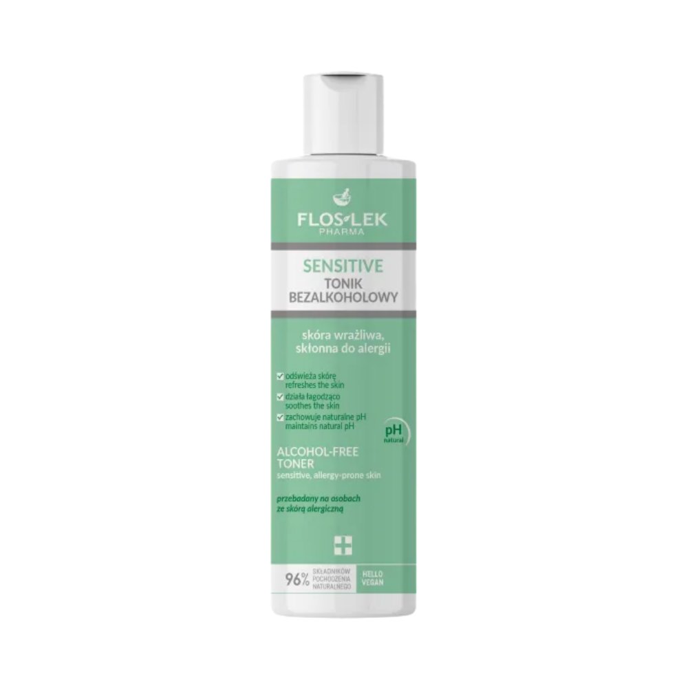 FLOSLEK PHARMA Alcohol-free toner for sensitive skin - 225ml | فلو سليك تونر خالي من الكحول حساسية - 225مل