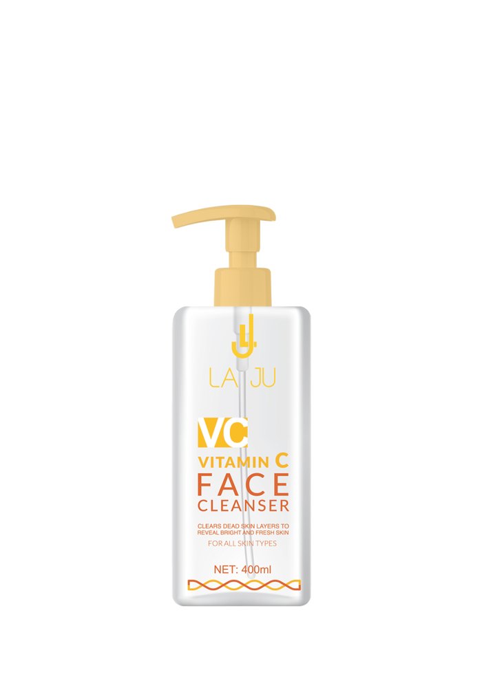 LA JU Vitamin C Face Cleanser - 400ml | لا جو غسول للوجه بالفيتامين سي - 400 مل
