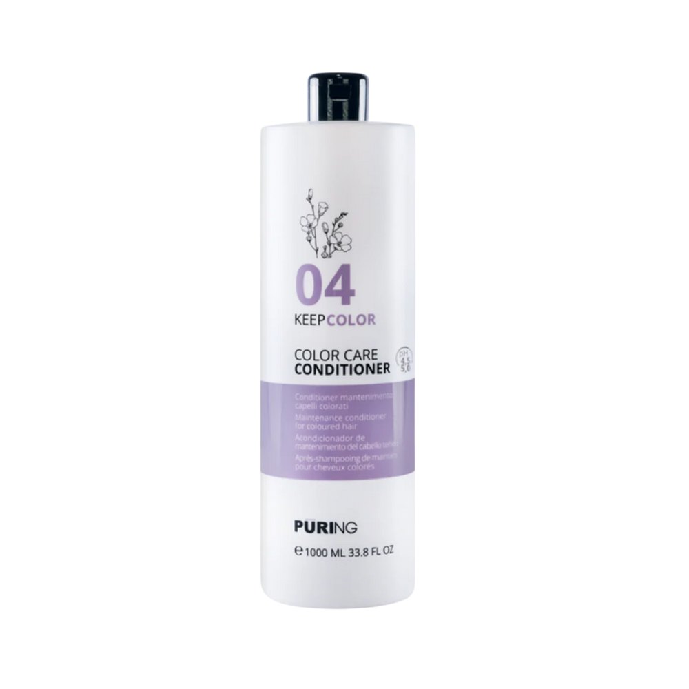 Puring KeepColor 04 Color Care Conditioner per capelli colorati - 1000ml | بيورنك بلسم واقٍ ومغذٍ للشعر المصبوغ - 1000 مل