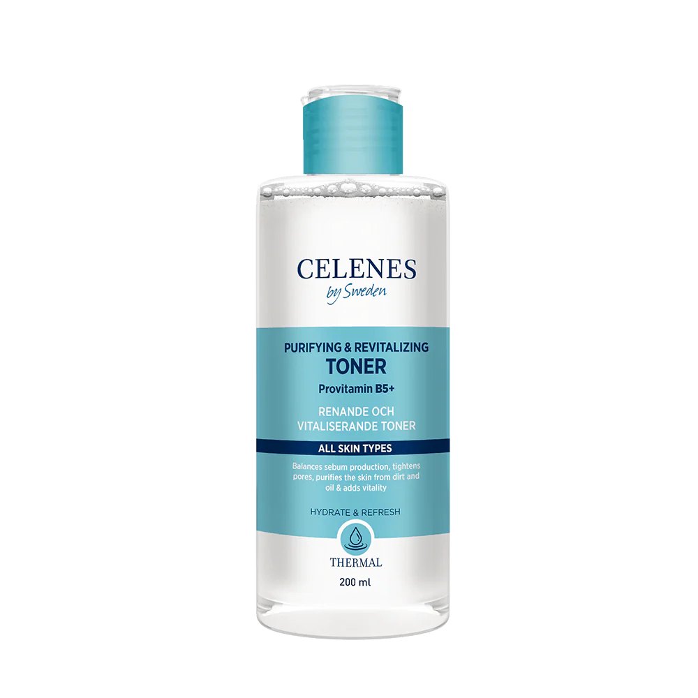 Celenes by Sweden Purifying & Revitalizing Toner Provitamin B5+ - 200ml | سيلينس تونر منقي بالبروفيتامين ب5 - 200 مل