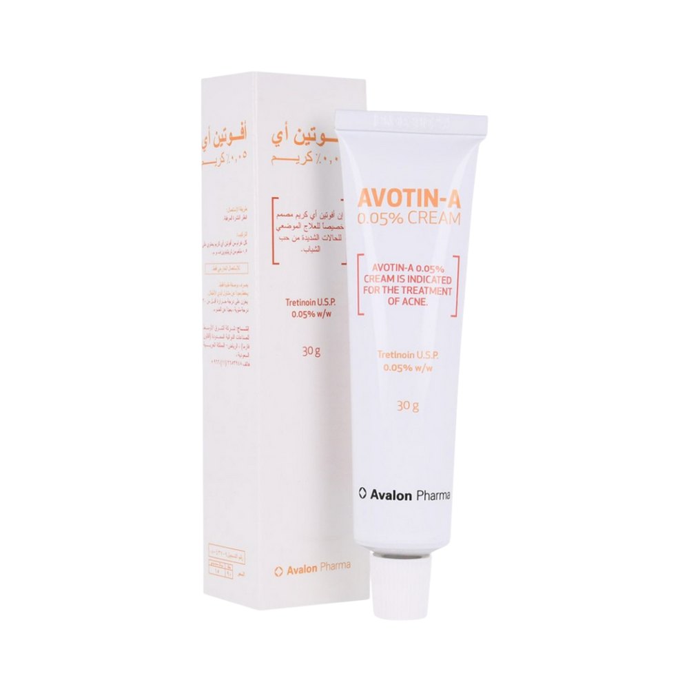 Avalon Pharma Avotin-A 0.05% Cream - 30g | أفالون كريم فارما أفوتين-إيه 0.05% – 30 غ
