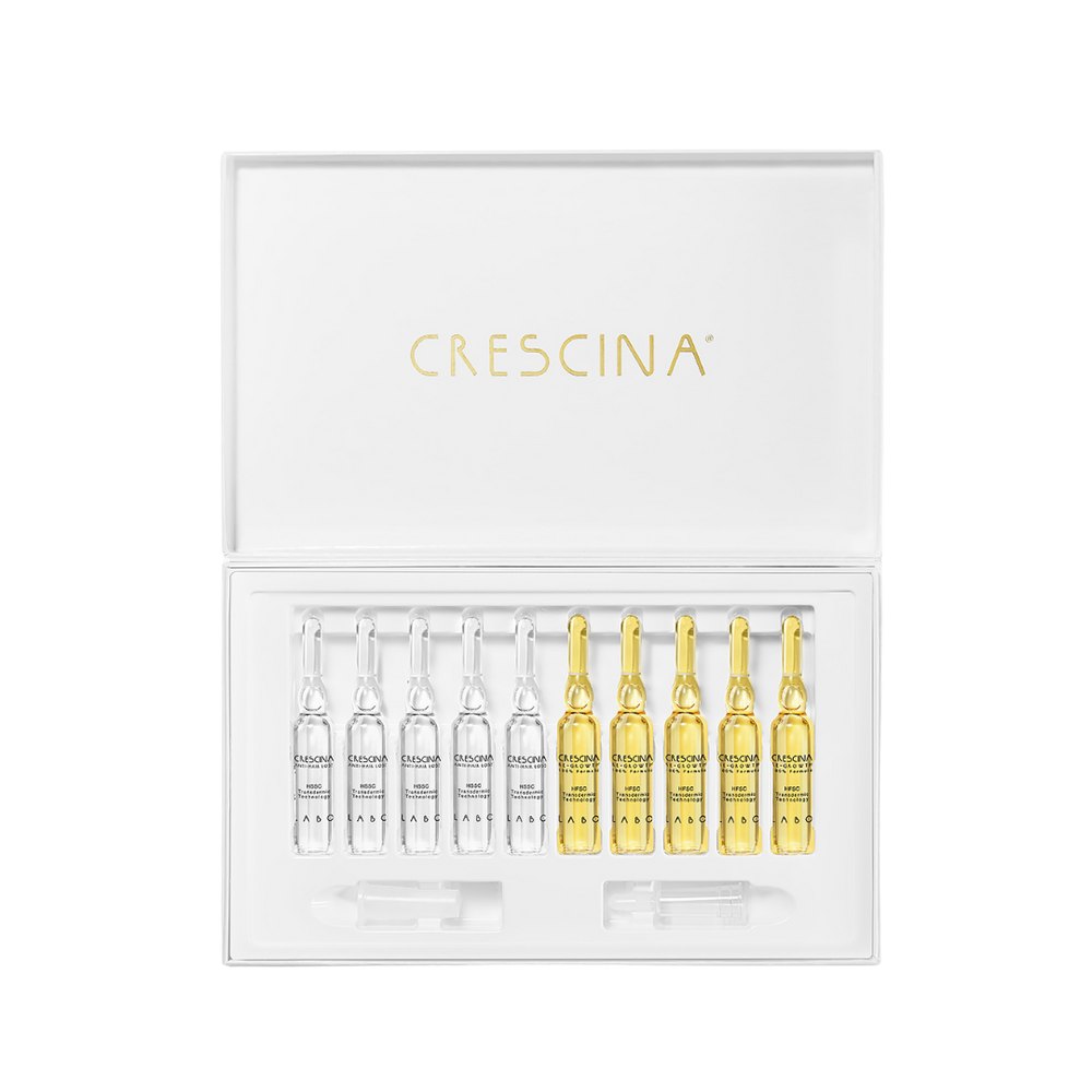 CRESCINA Transdermic HFSC Complete Treatment 1300 - 3.5x10+10 | كريشنا أمبولات ضد تساقط الشعر للنساء عيار 1300 - 3.5 مل x 10+10
