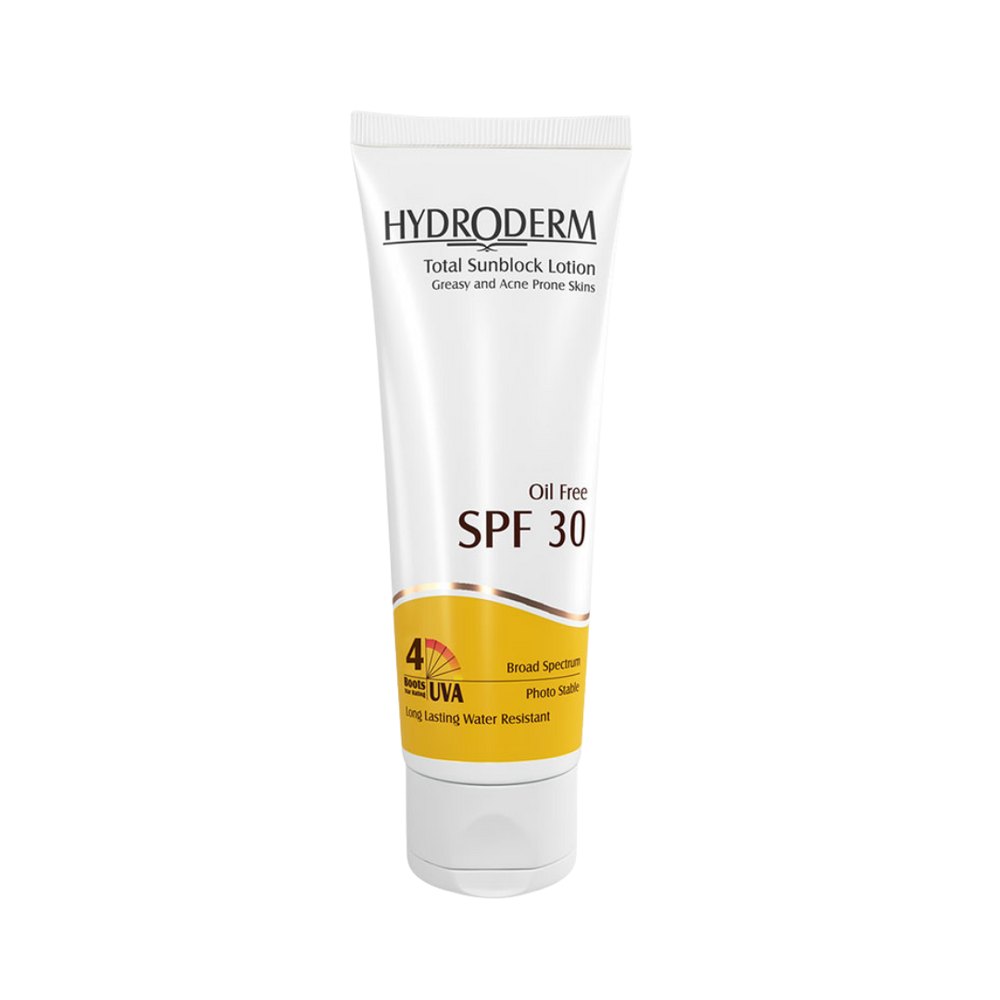 HYDRODERM Oil-free sunscreen SPF30 - 75ml | هيدروديرم واقي شمسي خال من الزيوت - 75 مل