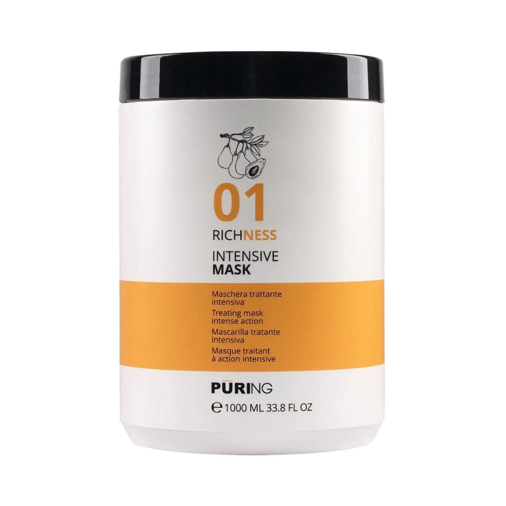 Puring 01 Richness Intensive Mask - 1000ml | بيورنك 01 ماسك مكثف ومغذٍ للشعر – 1000 مل