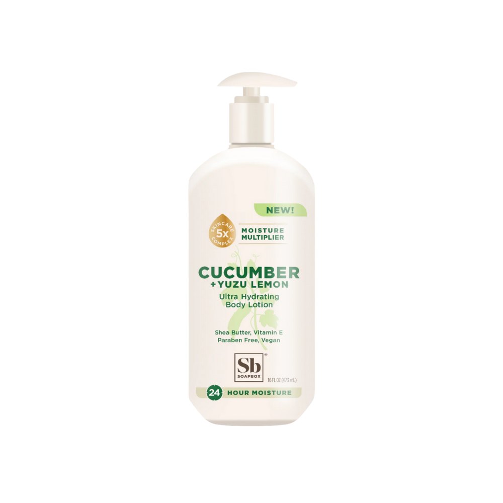 Soapbox Cucumber + Yuzu Lemon Ultra Hydrating Body Lotion - 473ml | سوب بوكس لوشن مرطب للجسم - 473 مل