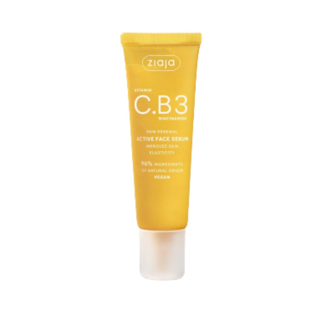 ziaja Vitamin C.B3 Niacinamide Skin Renewal Active Face Serum - 30ml | جايا سيروم الوجه لتجديد البشرة – 30 مل