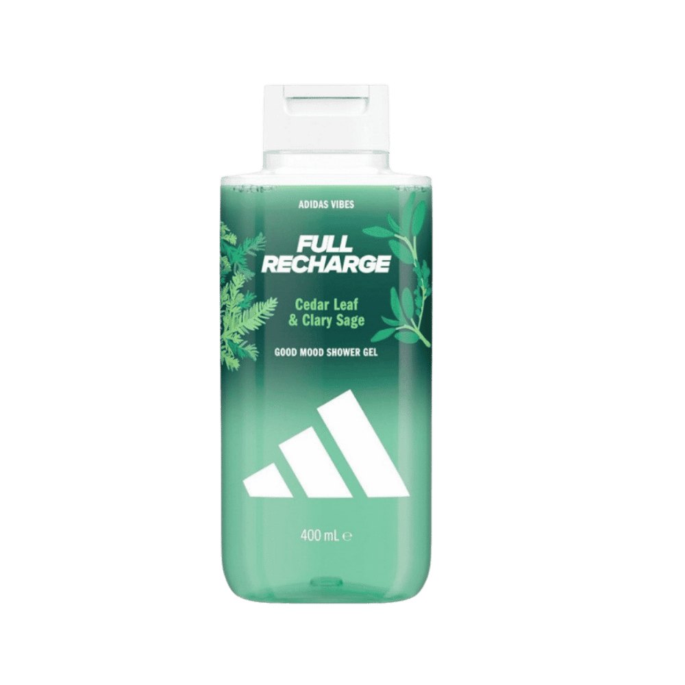 Adidas Vibes Full Recharge Good Mood Shower Gel - 400ml | اديداس جل استحمام للمزاج الجيد - 400 مل