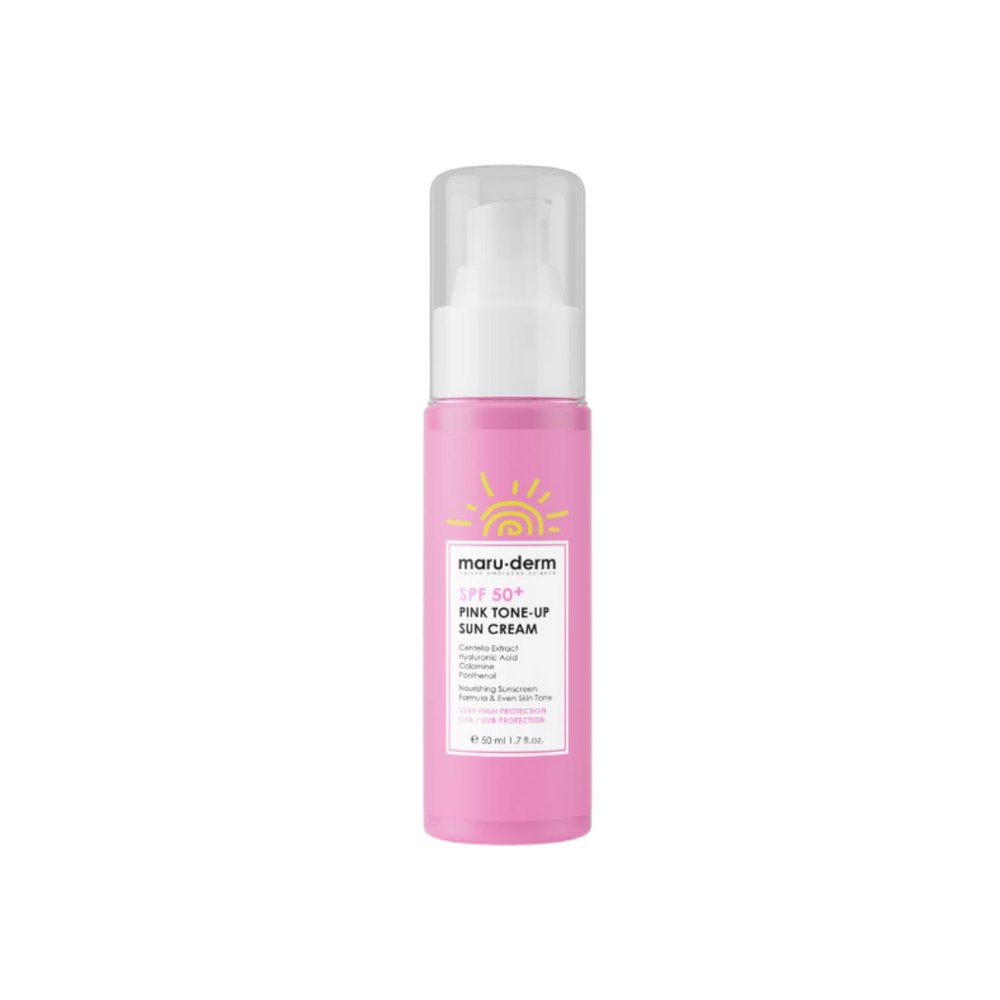 maru.derm pink tone-up sun cream spf 50 - 50ml | مارو.ديرم واقي شمسي spf50 - 50 مل