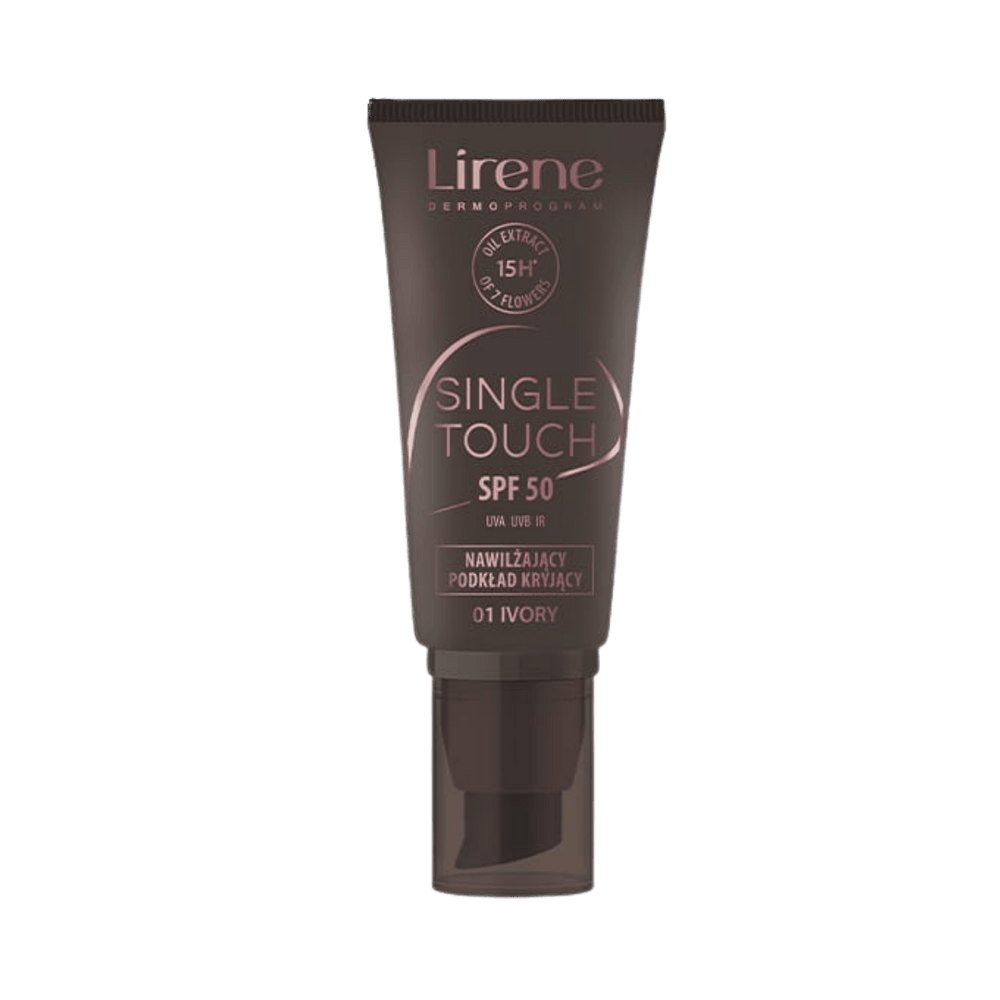 Lirene Single Touch Podkład do twarzy - 30ml | ليرين بودر كريمي مرطب SPF 50 - 30مل