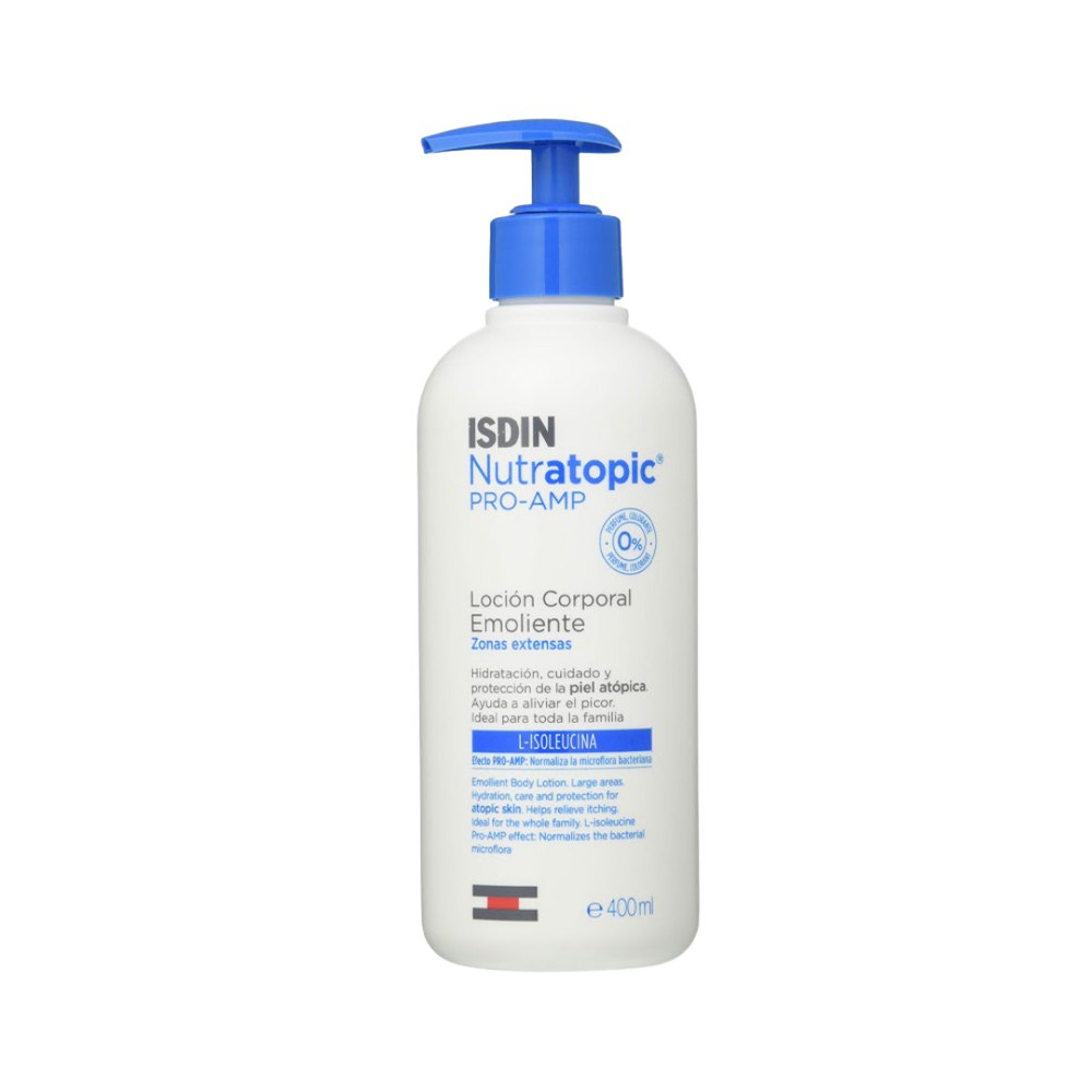 ISDIN Nutratopic Pro-Am Emollient lotion - 400ml |ازدن لوشن مرطب للجسم - 400 مل
