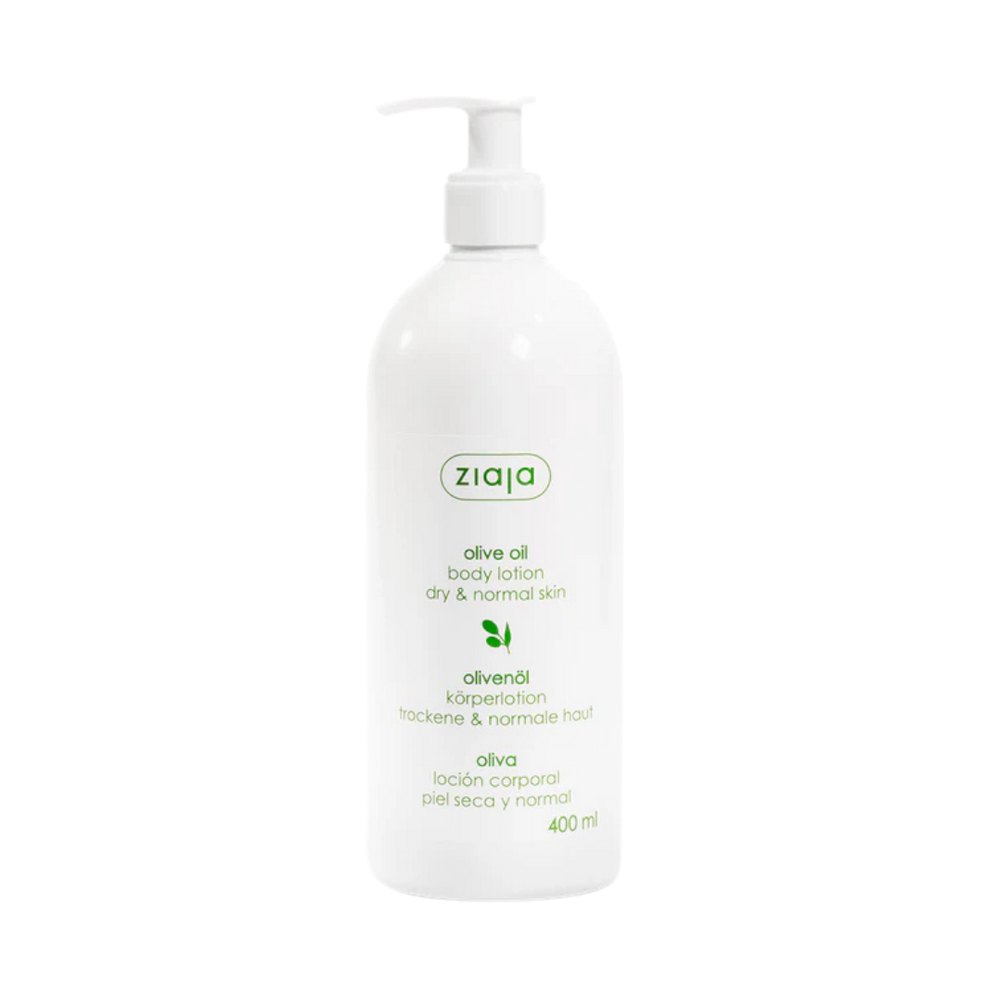 ziaja Olive Oil Body Lotion Dry Normal Skin - 400ml | جايا لوشن للجسم بخلاصة زيت الزيتون للبشرة العادية والجافة - 400 مل