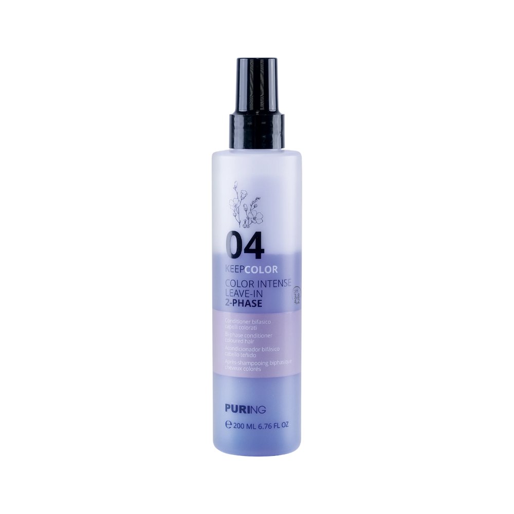 Puring 04 Keep Color Leave In 2 Phase - 200ml | بيورنك ليف ان ثنائي الطور - 200 مل