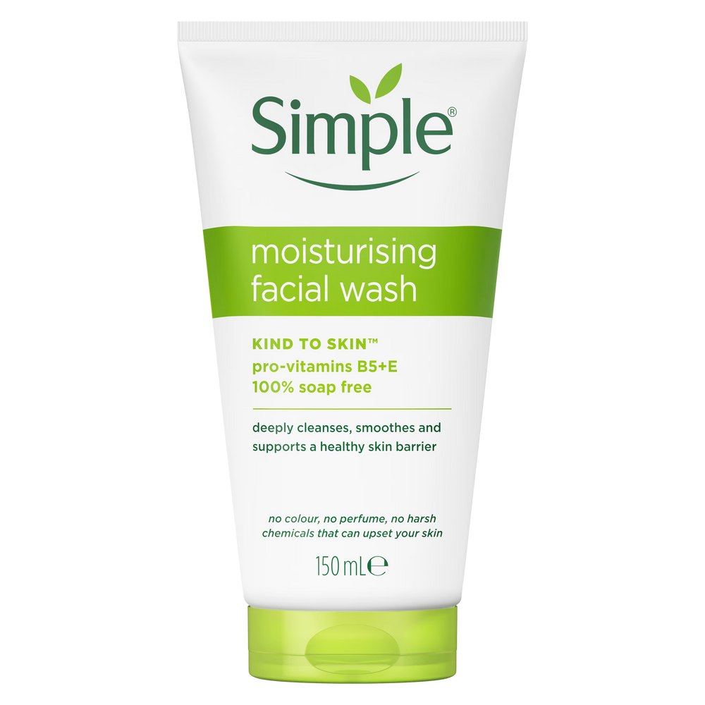 Simple Kind to Skin Moisturising Face Wash - 150ml | سمبل غسول مرطب للوجه - 150 مل