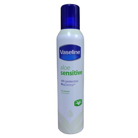 Vaseline Aloe Sensitive 48h Spray - 250ml | فازلين بخاخ مزيل تعرق يدوم 48 ساعة - 250 مل