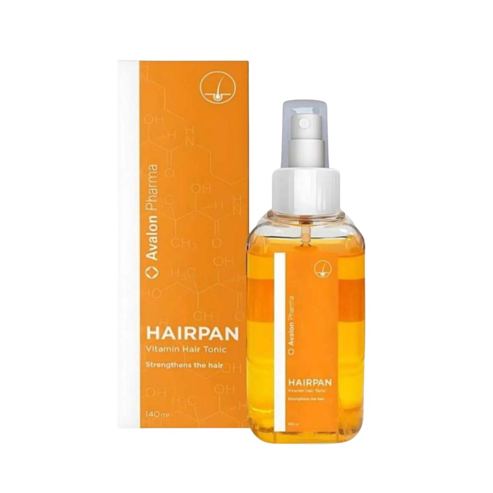 Avalon Pharma Hairpan Vitamin Hair Tonic Spray - 140ml|أفالون فارما هيربان بخاخ تونك فيتامينات لتقوية الشعر 140 مل"