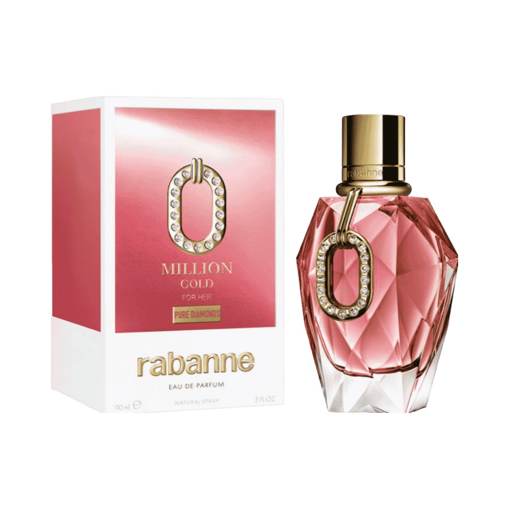 Paco Rabanne MILLION GOLD FOR HER PURE DIAMOND 90ML | باكو رابان عطر ان مليون غولد فور هير بيور دايموندز للنساء 90 مل