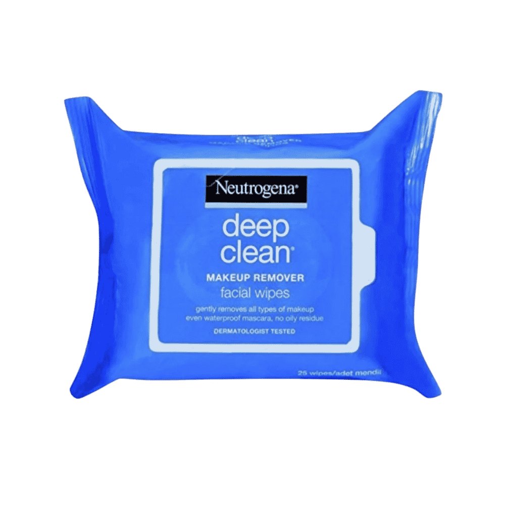 Neutrogena Deep Clean Makeup Remover Facial Wipes - 25 Wipes | نيتروجينا مناديل لإزالة المكياج - 25 منديل