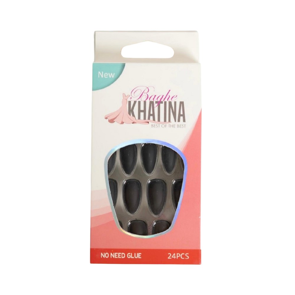 KHATINA Baghe No Need Glue 24 Pcs | خاتينا أظافر صناعية