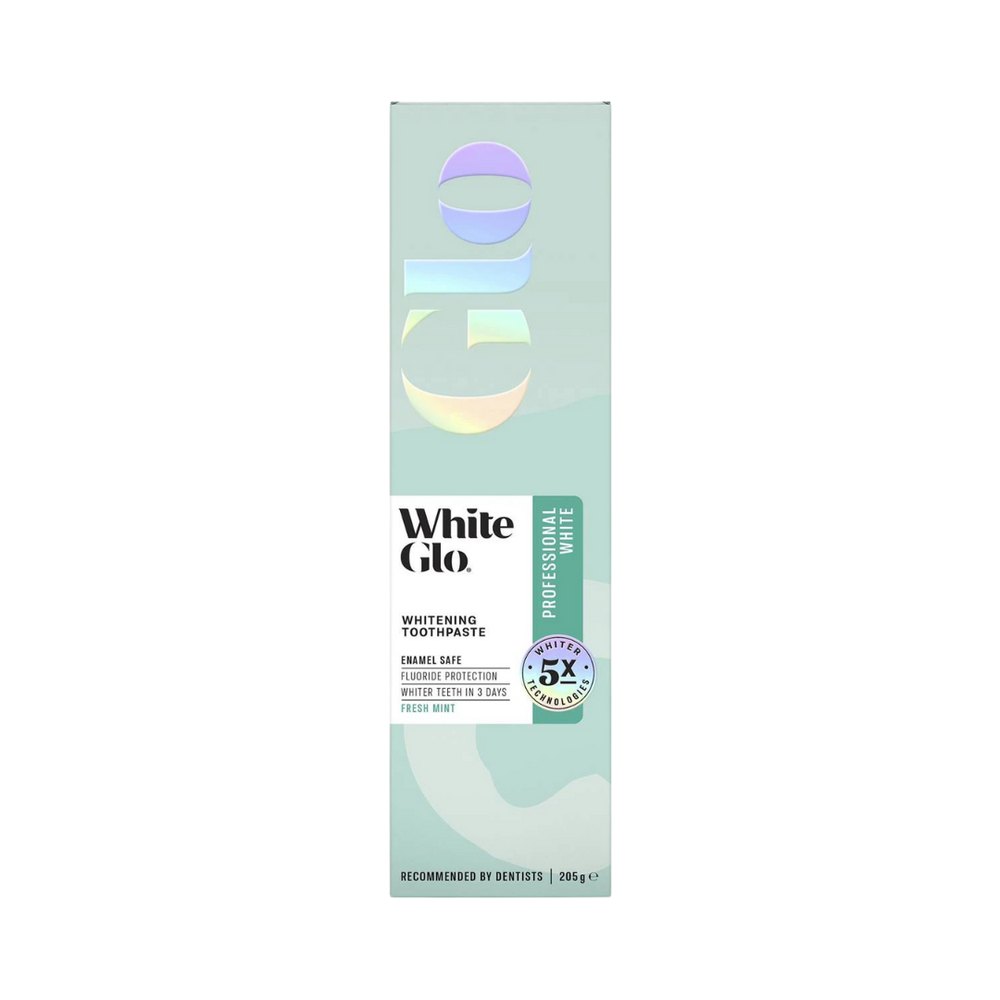 White Glo Whitening Toothpaste Professional White - 205 g |وايت جلو معجون أسنان مبيّض – 205 غرام