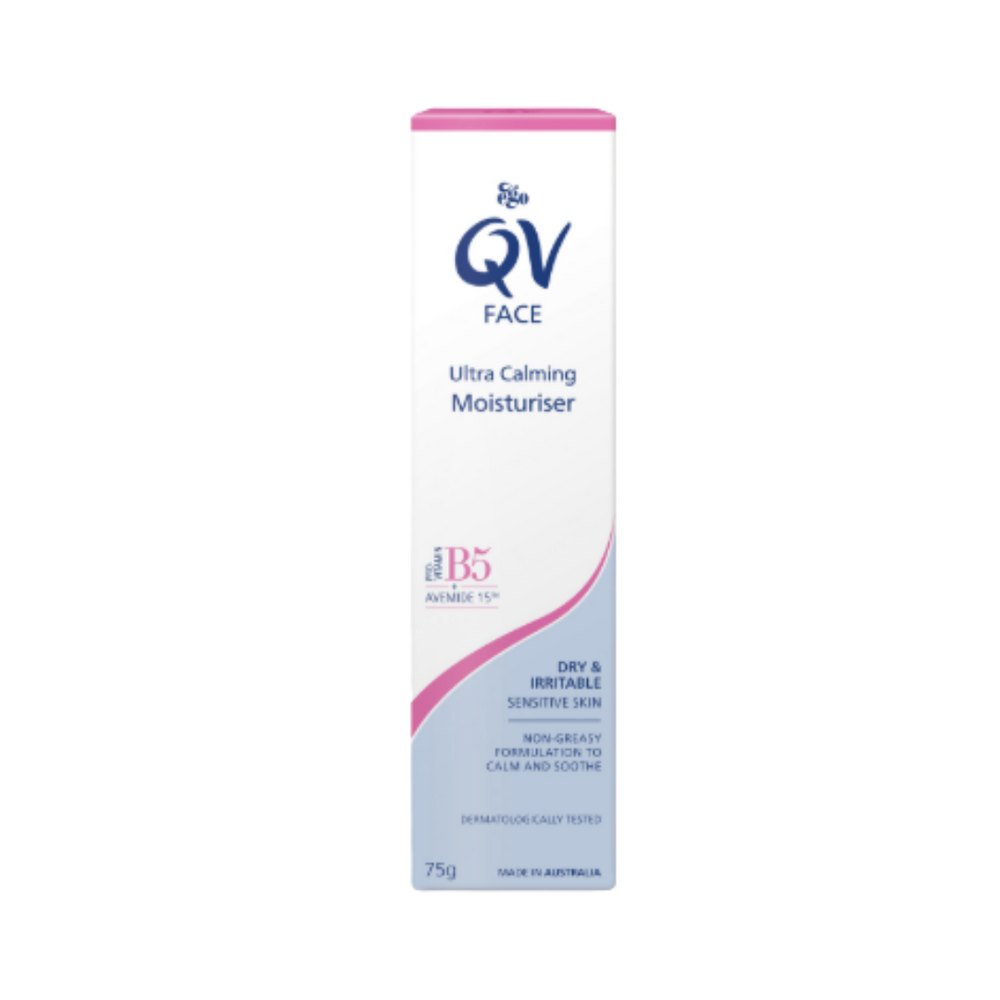 QV Face Ultra Calming Moisturiser - 75g | كيو في مرطب ومهدئ للبشرة - 75 غ
