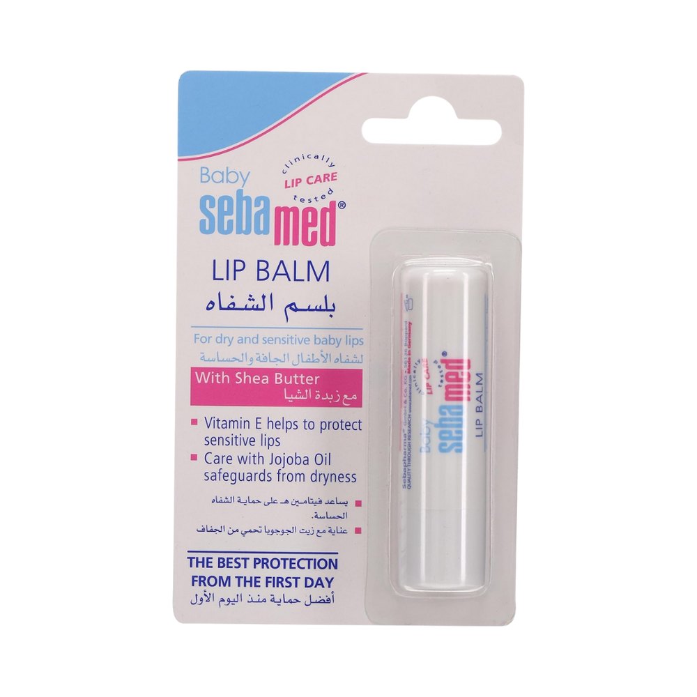 Sebamed Baby Lip Balm With Shea Butter – 4.8g | سيباميد مرطب شفاه للأطفال بزبدة الشيا – 4.8 جرام
