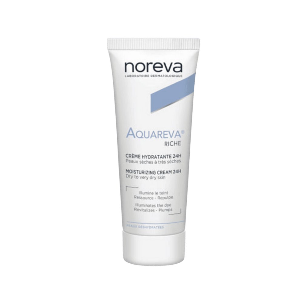 Noreva Aquareva Riche Moisturizing Cream 24h For Dry And Very Dry Skin - 40ml | نوريفا كريم غني مرطب لمدة 24 ساعة للبشرة الجافة الى الجافة جداً - 40 مل