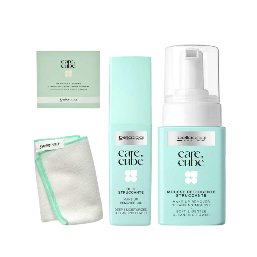 bellaoggi Double Cleansing Oil / Mousse Kit | بيلا اوجي مجموعة تنظيف مزدوج للوجه