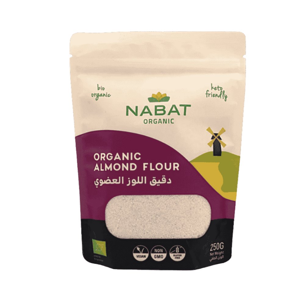 NABAT ORGANIC Almond Flour - 250g | نبات دقيق اللوز الطبيعي - 250غ