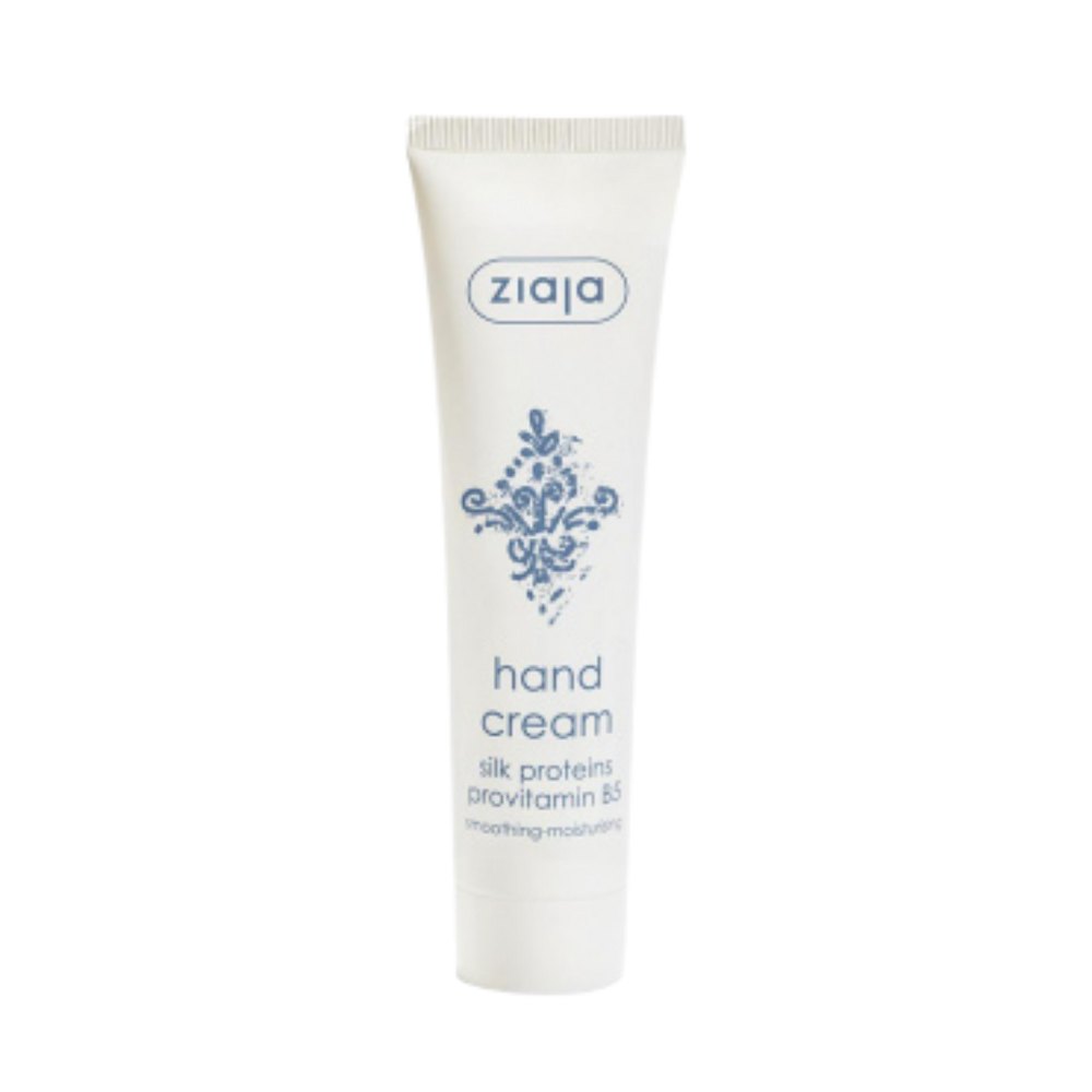 Ziaja Silk Hand Cream with Silk Proteins and Provitamin B5 - 100ml | جايا مرطب لليدين غني بالفيتامينات والبانتينول - 100 مل