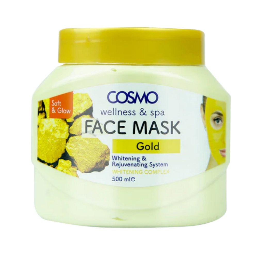 COSMO Face Mask Gold - 500ml | كوزمو قناع الوجه بالذهب النقي - 500 مل
