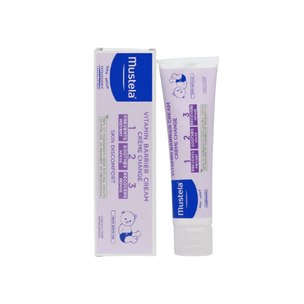 Mustela Diaper Changing Cream 1 2 3 - 50ml | موستيلا كريم الحفاضات بالفيتامينات - 50 مل