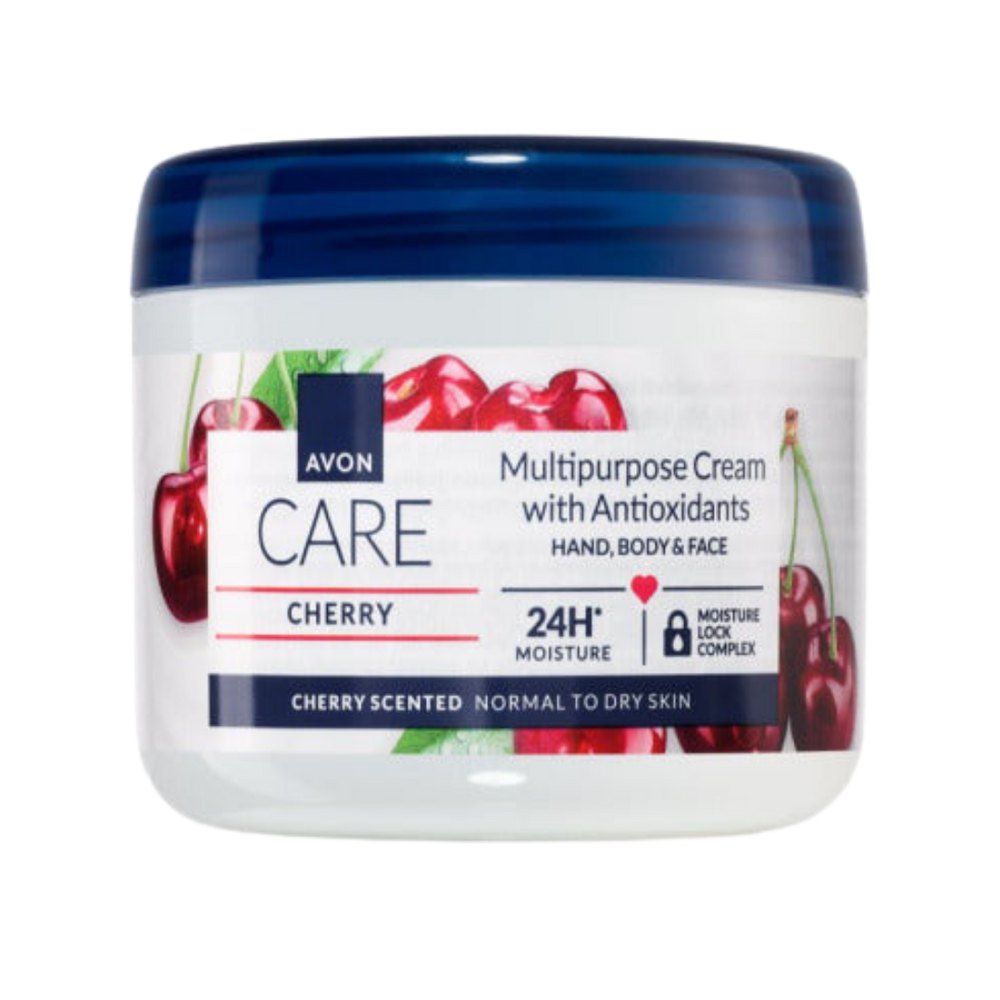 AVON Care Cherry MultiPurpose Cream - 400ml | افون كريم متعدد الاستخدامات بالكرز - 400مل