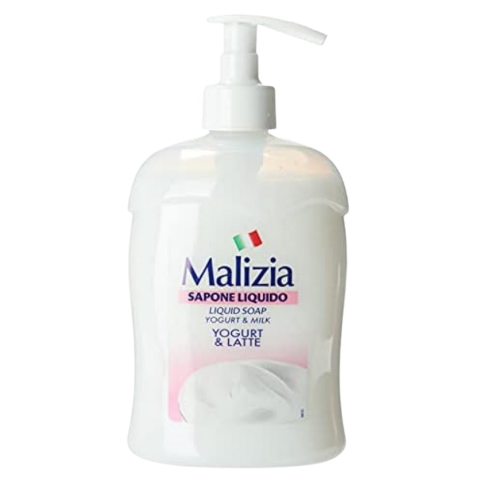 Malizia Liquid Soap Yogurt & Milk - 500ml | ماليزيا صابون اليدين السائل بخلاصة الزبادي و الحليب - 500 مل