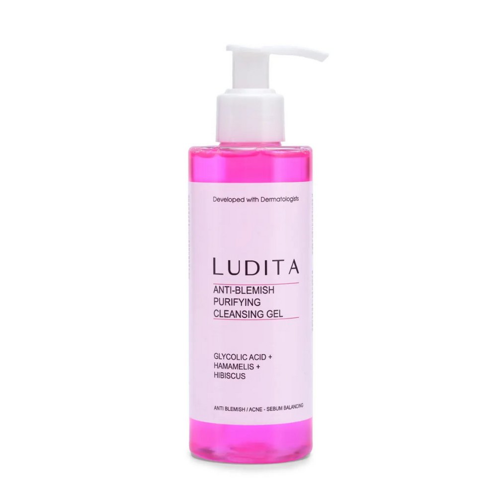 LUDITA Anti-Blemish Purifying Cleansing Gel - 200ml | لوديتا غسول جيل للوجه - 200 مل
