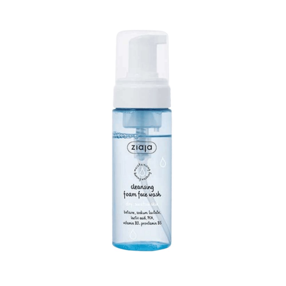 Ziaja Cleansing Foam Face Wash Dry Sensitive Skin - 150ml | جايا غسول وجه رغوي للبشرة الجافة والحساسة - 150 مل