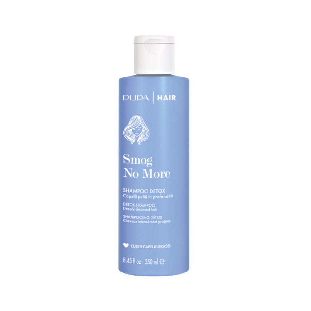 Pupa Smog No More Shampoo Detox - 250ml | بوبا شامبو للشعر الدهني - 250 مل