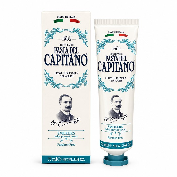 CAPITANO Smokers Toothpaste - 75ml | كابيتانو معجون أسنان للمدخنين - 75 مل