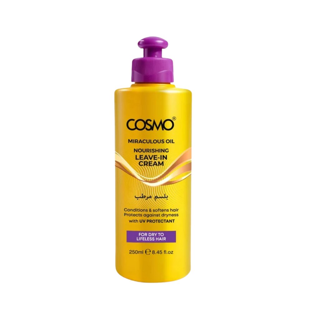COSMO COSMETICS Miraculous Oil Leave In Cream - 250ml | كوزمو كوزمتكس ليف ان كريم للشعر - 250 مل