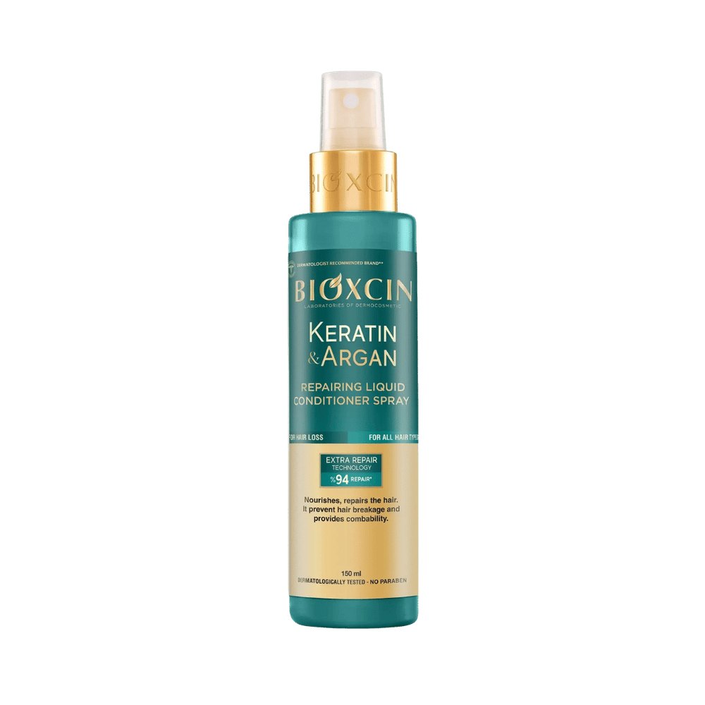 Bioxcin Keratin & Argan Repairing Liquid Conditioner Spray - 150ml | بيوكسين بخاخ بلسم للشعر كيراتين وأرغان - 150مل