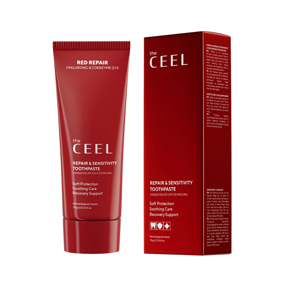 the CEEL Repair & Sensitivity Toothpaste - 75g | ذا سيل معجون للأسنان الحساسة - 75غ
