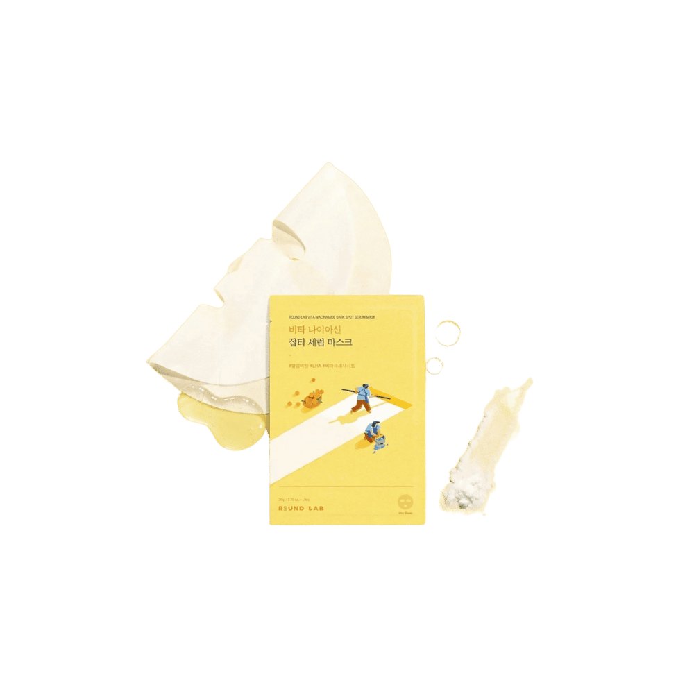 Round Lab Vita Niacinamide Dark Spot Serum Mask - 1ea - 20ml | راوند لاب ماسك بالنياسيناميد - 20مل
