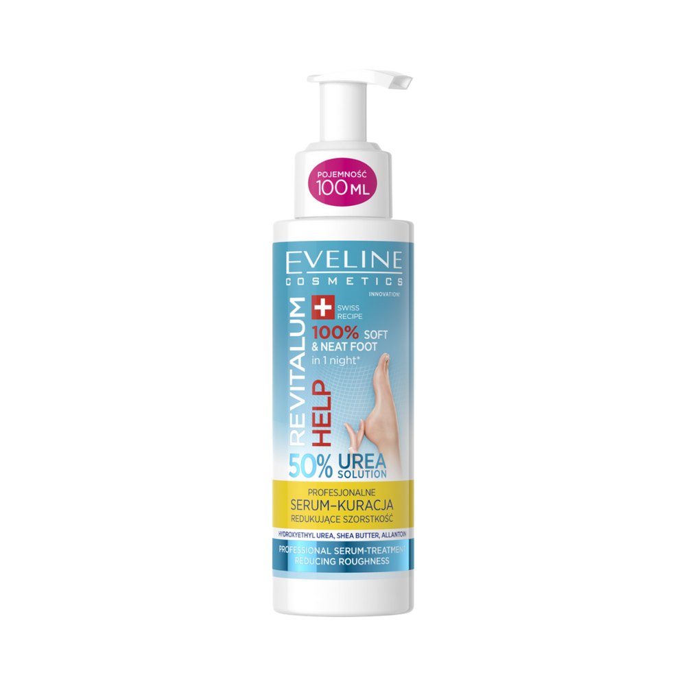 Eveline Revitalum Help Serum kuracja 50% Urea - 100ml | ايفلين سيروم مرطب للقدمين لعلاج التشققات يوريا 50 % - 100 مل